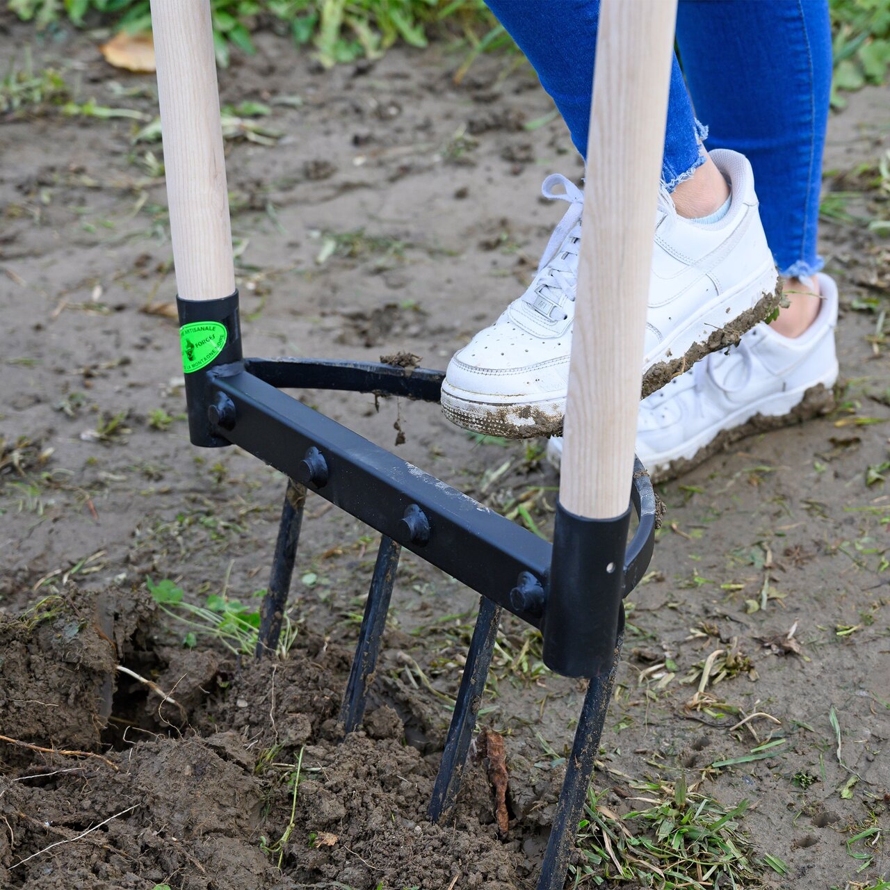zur Bodenlockerung Robustes Gartenwerkzeug